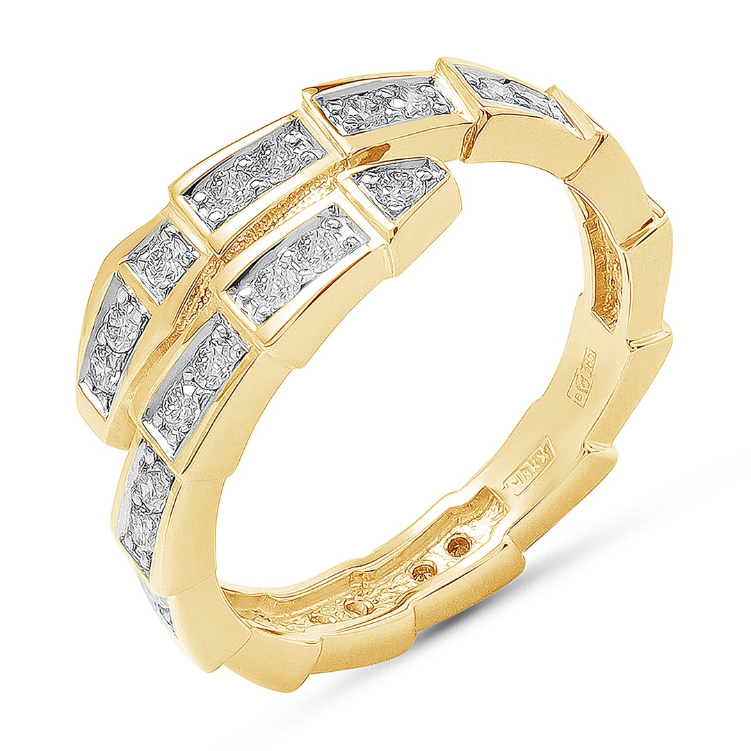 Кольцо, золото, бриллиант, К-1288-01